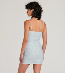 Charming Flair Ditsy Floral Mini Dress