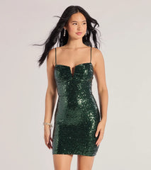 Sparkling Stunner Sequin Bodycon Mini Dress