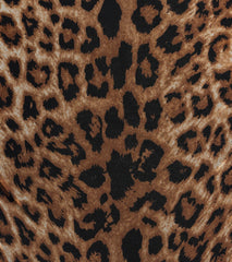 Wild Glam Ruched Leopard Print Mini Dress