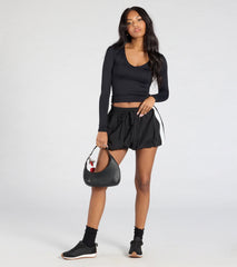 Start With The Basic V-Neck Crop Top