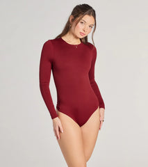 Smooth Moves Long Sleeve Crew Neck Bodysuit