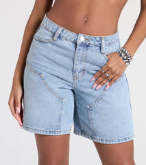 All Day Mid-Rise Denim Jorts