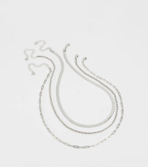 Stacked Up In Style Layered Chain Necklace