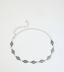 Southern Wind Statement Concho Chain Belt