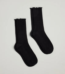 Perfect Set Two-Pack Ruffle Trim Socks