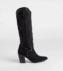 Western Edge Studded Cowboy Boots