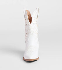 Saddled Up Western Embroidered Cowboy Boots