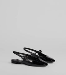 Adorable Essentials Slingback Mary Jane Flats