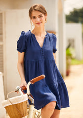 Sunshine Serenade Babydoll Dress (Final Sale)