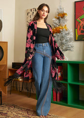 Flutter & Fringe Kimono