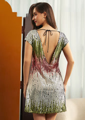 Shimmer Shift Dress