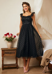 Midsummer Flutter Fit & Flare Dress