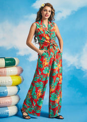 The Sunset Bloom Trouser