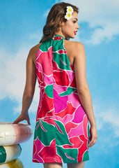 Resort to Drama Halter Dress