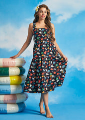 Summer Stroll Fit & Flare Dress
