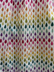 Retro Mod Collared Dress Rainbow Drop