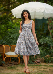 Retro Fit & Flare Dress Honey I'm Home
