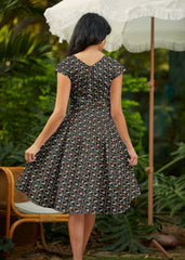 Greta Surplice Dress Moth