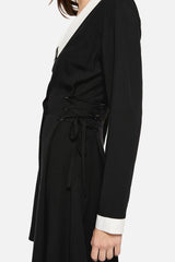 Ready To Rot Long Sleeve Contrast Dress