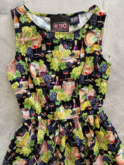 Wine Vintage Dress