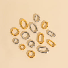 Oval Necklace Charm Clasp