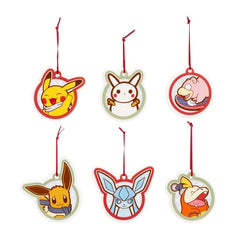 Pikachu, Fuecoco & Friends Pokémon Holiday Ceramic Ornaments (6-Pack)