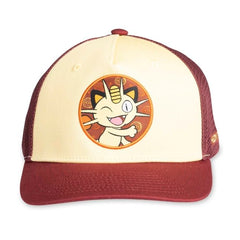 Meowth Red Flat-Bill Hat (One Size-Adult)