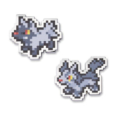 Poochyena & Mightyena Pokémon Pixel Pins (2-Pack)