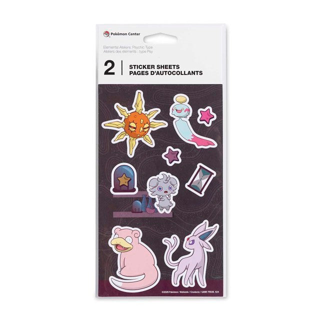 Elemental Ateliers: Psychic Types Sticker Sheets (2-Pack)