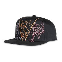 Galarian Articuno, Galarian Zapdos & Galarian Moltres Black Flat-Bill Hat (One Size-Adult)