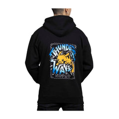 Pikachu Pokémon Greatest Hits Black Heavyweight Pullover Hoodie - Adult
