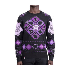 Gengar Pokémon Spooky Celebration Knit Sweater - Adult
