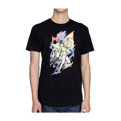 Elesa Pokémon Trainers Black Relaxed Fit Crew Neck T-Shirt - Adult