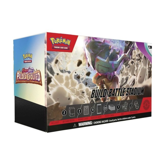 Pokémon TCG: Scarlet & Violet-Paldea Evolved Build & Battle Stadium