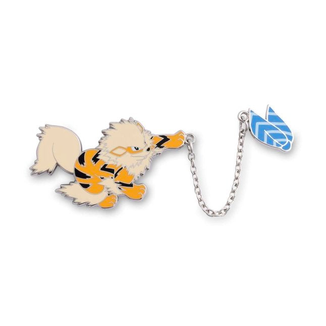 Arcanine with Choice Scarf Pokémon Held Item Pin