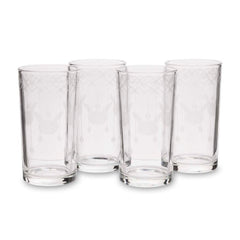 Pikachu Pokémon Winter Wonders 16 oz. Glass Tumblers (4-Pack)