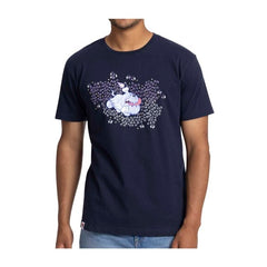 Greavard Navy Relaxed Fit Crew Neck T-Shirt - Adult