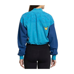 Snorlax Pokémon Lounge Blue Half Zip Sweatshirt - Women
