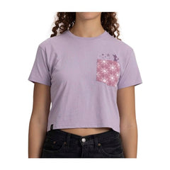 Espeon Peek-a-Pokémon Pocket Crop T-Shirt - Women