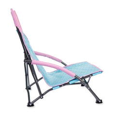 Pikachu Pokémon Lazy Summer Pink & Blue Low-Back Chair