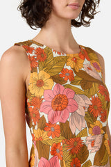 Nellie 70's Floral Mini Dress