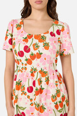 Berries N Cream Mini Dress