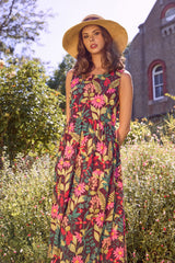 Tiana Tree Frog Midi Dress
