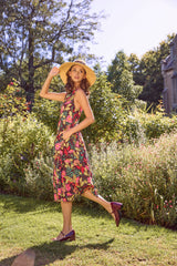 Tiana Tree Frog Midi Dress
