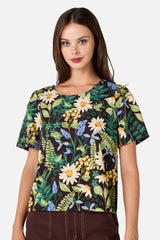 Tiana Tree Frog Short Sleeve Top