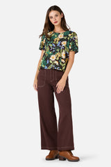 Tiana Tree Frog Short Sleeve Top