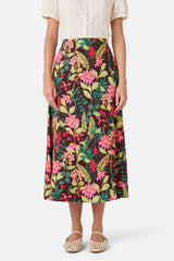 Tiana Tree Frog Midi Skirt