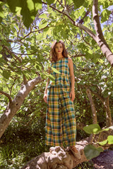 Piper Check Wide Leg Culotte