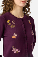 Winona Flower Embroidered Cardigan