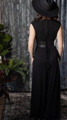Baudelaire Jersey Jumpsuit - Ever Haunting Corset Waist